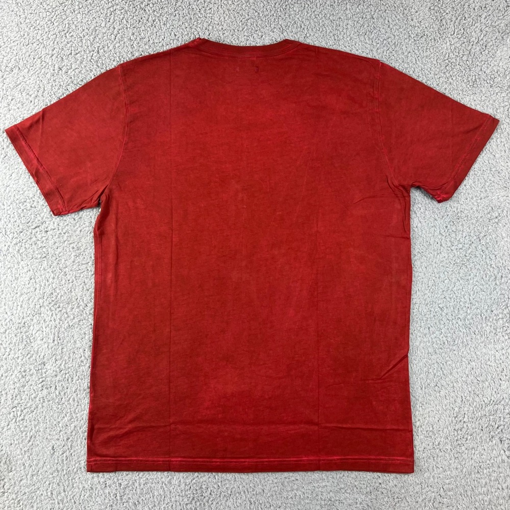 PRPS GOODS&CO Red Graphic T Shirt "New York Japan Original Denim Brand" Men's L - Picture 2 of 11